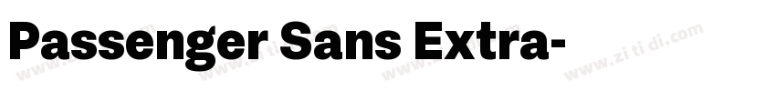 Passenger Sans Extra字体转换 Passenger Sans Extra字体转换